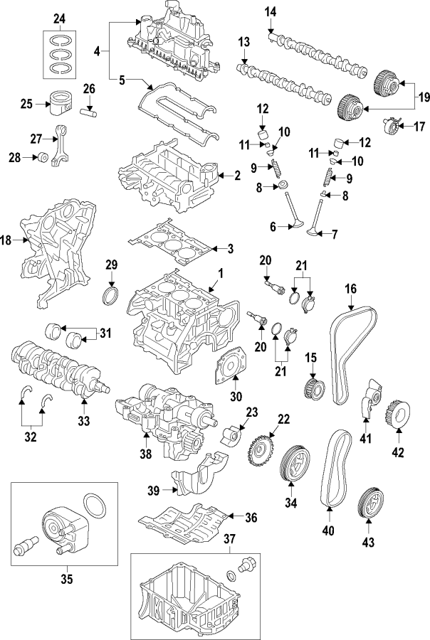 Ford Ecosport Engine Oil Pump Shaft Balance Liter An Engine