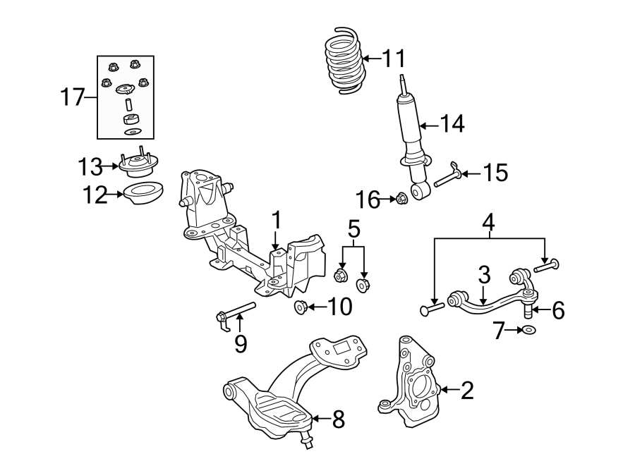 Ford Crown Victoria Suspension Control Arm (Front, Lower) - 6W1Z3079AA