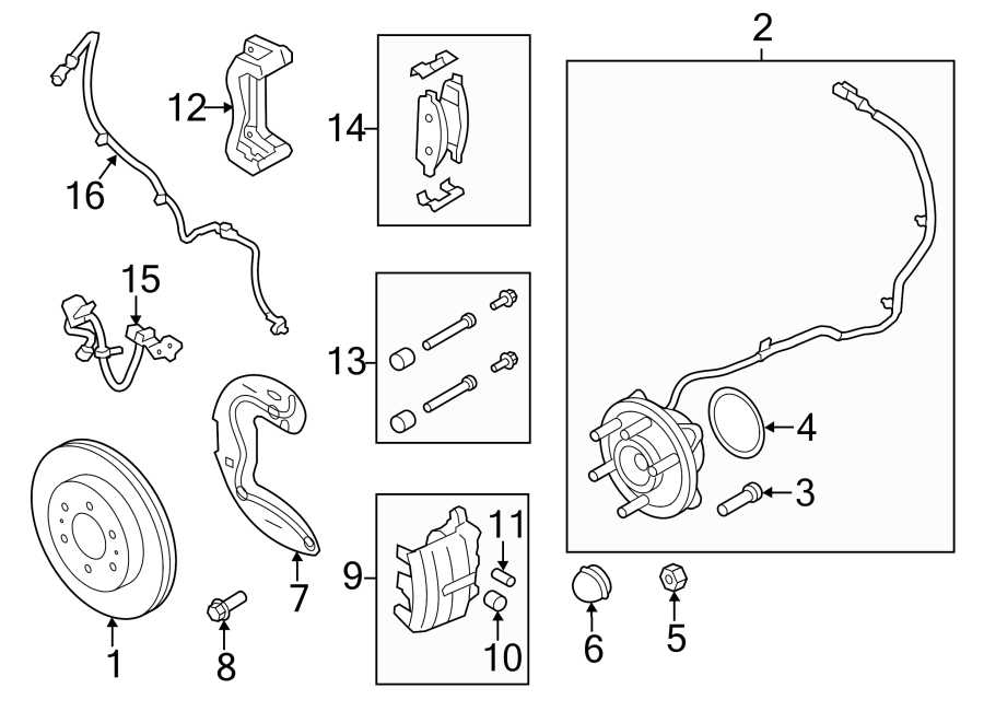 Ford F-150 Brake Hydraulic Hose. FRONT, Left, Make - AL3Z2078E | Roesch