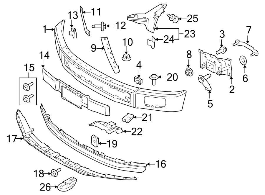 Ford F-150 Radiator Support Splash Shield