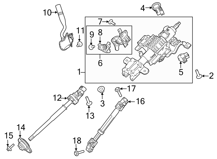 Ford F 150 Automatic Transmission Shift Handle Wcolumn Shift Wo Select Shift Fl3z7a256a 3238