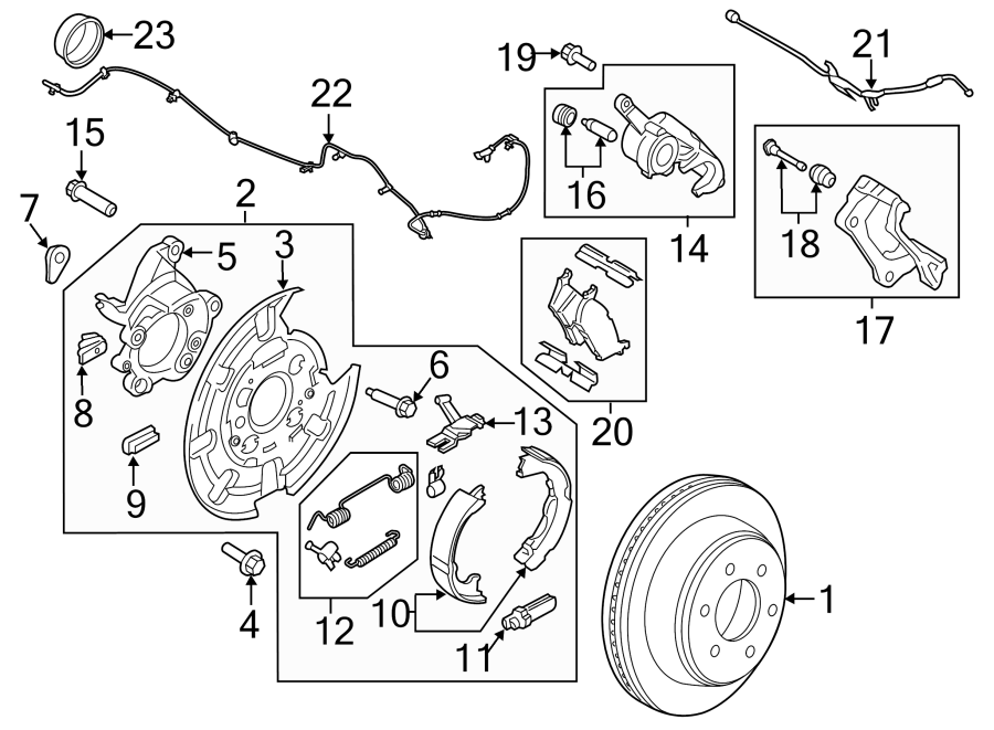 Ford F150 Disc Brake Caliper Bracket. W/O ELECTRIC PARKING BRAKE