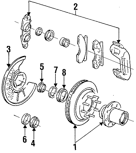 Ford F250 Brake Assembly Diagram