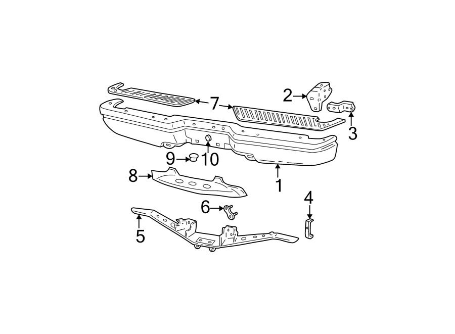 2013 Ford F150 Rear Bumper Parts