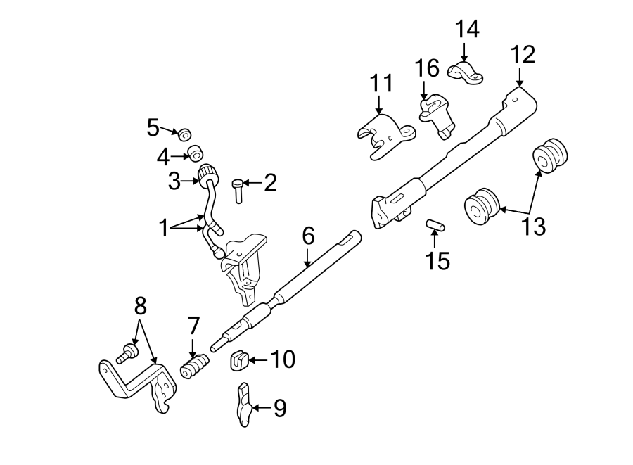 ford explorer steering linkage diagram