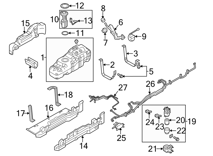 2011 Ford E350 Fuel System Diagrams