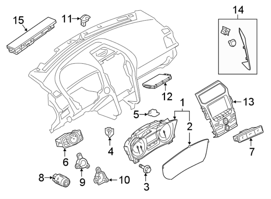 Ford Explorer Anti-Theft Infrared Sensor. Explorer. W/o POLICE