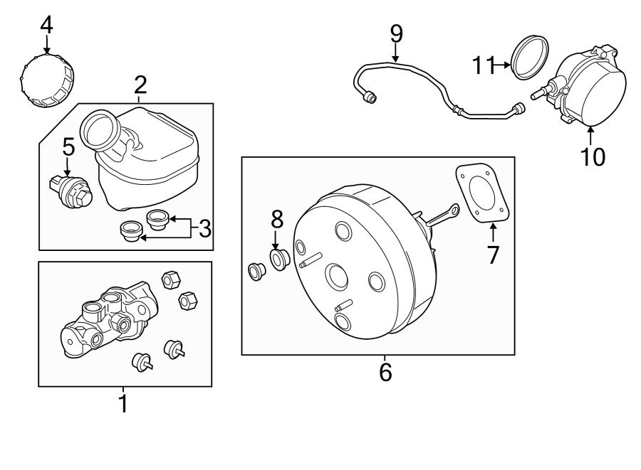 Ford F-150 Power Brake Booster Vacuum Pump. Pump Assembly - Vacuum. 3.5