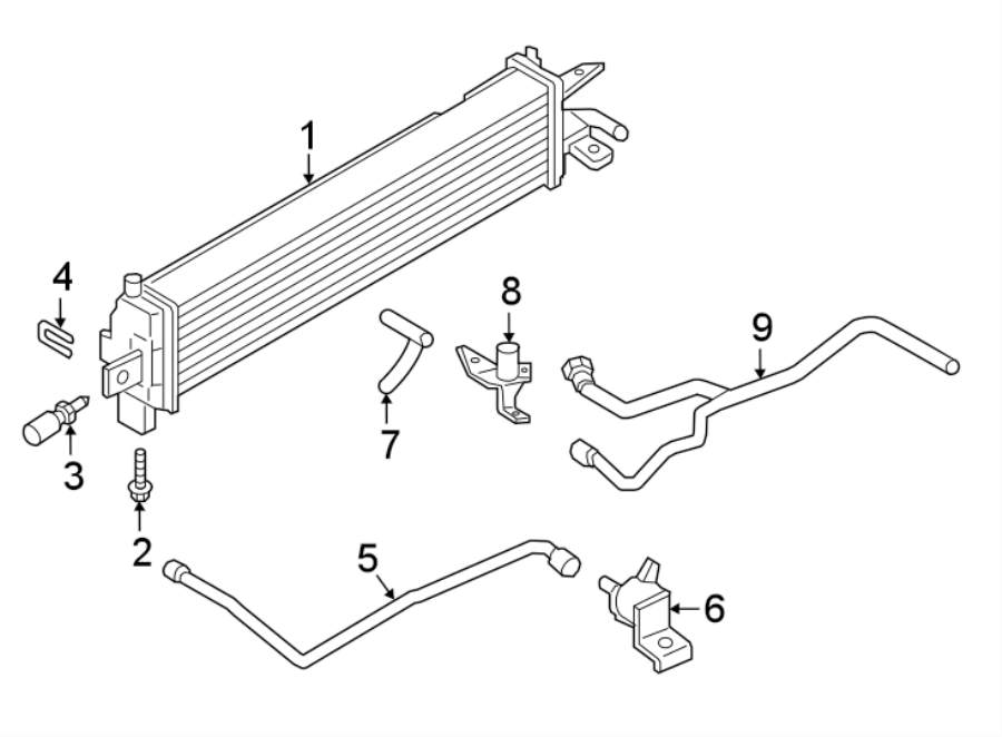 Ford Escape Hvac heater hose. Cooling, make, repair GV6Z18472J