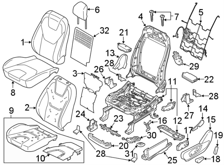 ford-edge-seat-motor-power-left-front-cu5z14547d-roesch-ford-bensenville-il