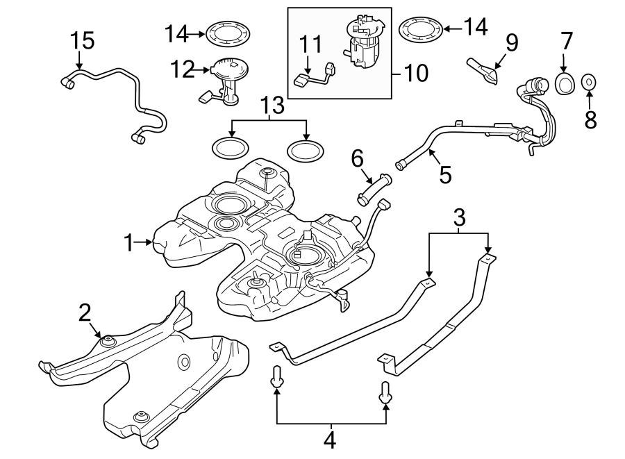 Lincoln MKX Filler. Fuel. Neck. Pipe - BT4Z9034A | Roesch Ford